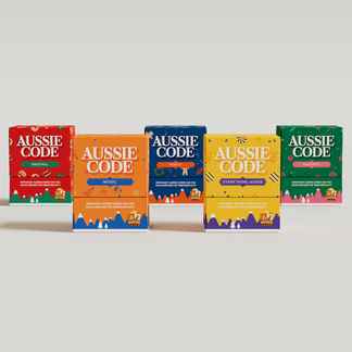 Aussie Code Game Example 5 X Games, Complete Aussie Code Set – Aussie Games