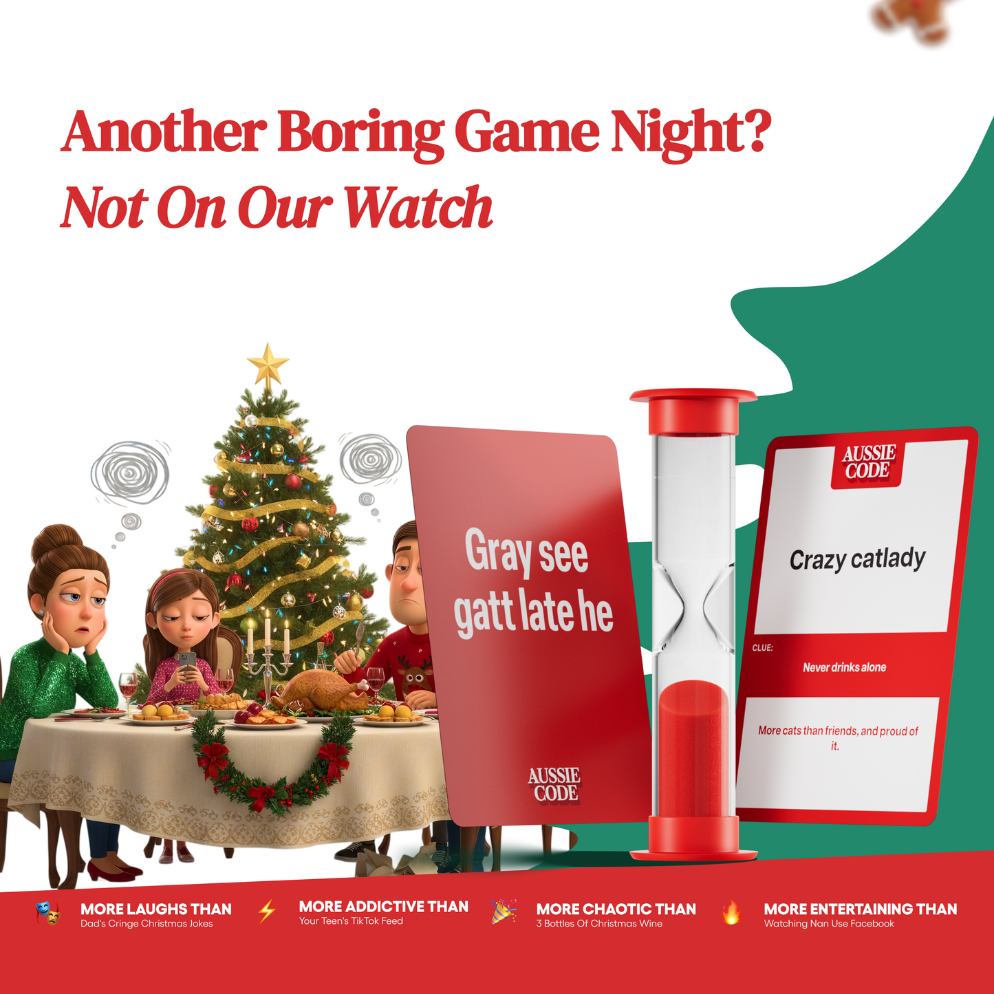 4 X Aussie Code, -50% Boxing Day Sale, Almost Sold Out!