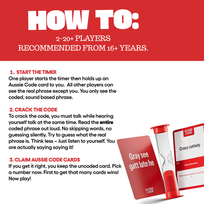 4 X Aussie Code, -50% Boxing Day Sale, Almost Sold Out!