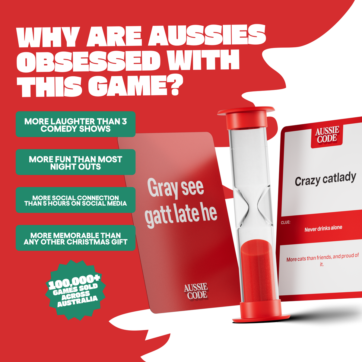 4 X Aussie Code, Early Christmas Sale