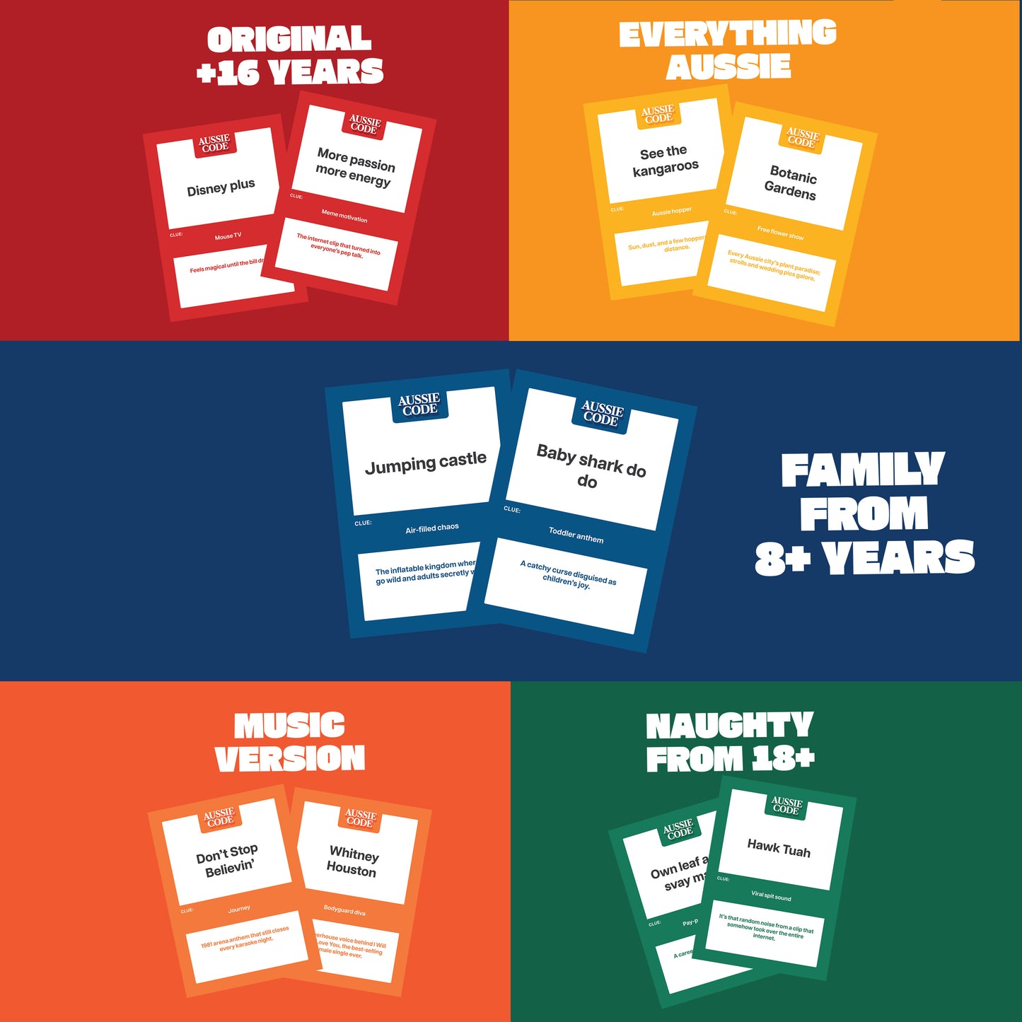 5 X Games, Complete Aussie Code Set, Almost Sold Out!